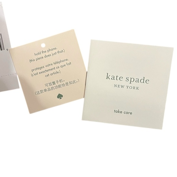 Kate Spade Laurel Way Tinie Saffiano Leather Wristlet in Soft Taupe - Picture 5 of 7